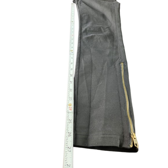 International Concepts Women Black Modal Blend Ankle Zipper Jeans Size 2 - Picture 4 of 8